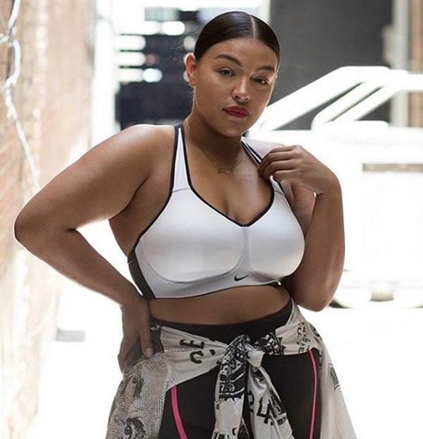 Modelo plus size Paloma Elesser estrela nova campanha da Nike (Foto: Reprodução Instagram)