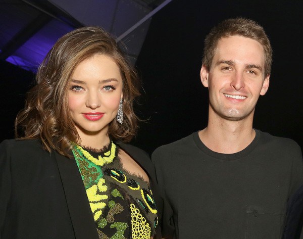 Miranda Kerr e Evan Spiegel (Foto: Getty Images)