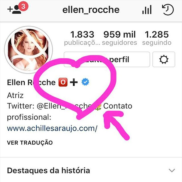 Ellen Roche (Foto: Reprodução/Instagram)