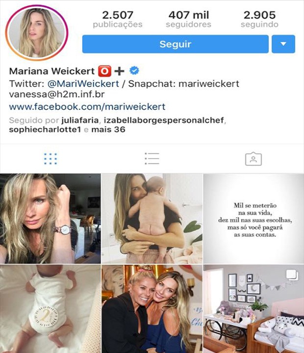 Mariana Weickert (Foto: Reprodução/Instagram)